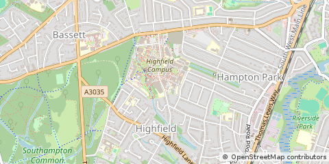 Map of Southampton