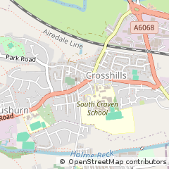 Map of Keighley, West Yorkshire