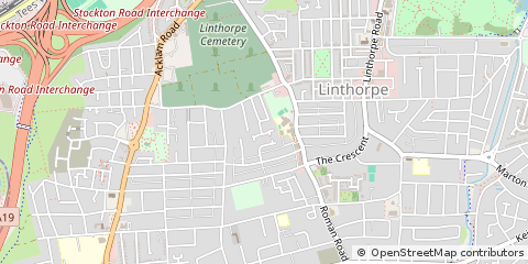 Map of Middlesbrough