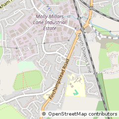 Map of Wokingham, Berkshire