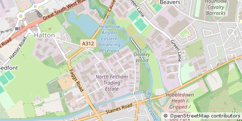 Map of Feltham