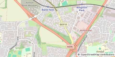 Map of Newcastle Upon Tyne