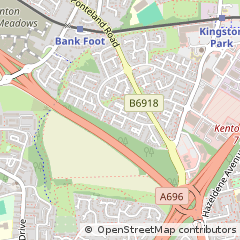 Map of Newcastle Upon Tyne