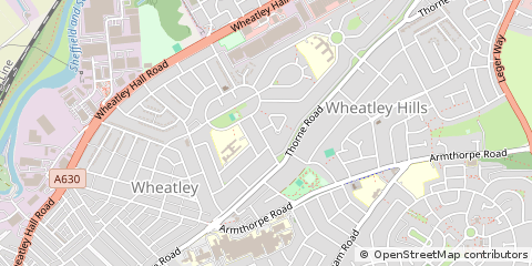 Map of Doncaster