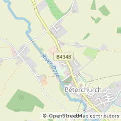 Map of Peterchurch, Hereford