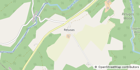Map of Forres, Moray