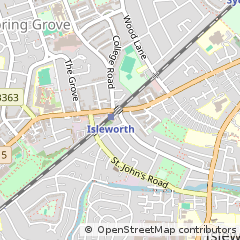Map of Isleworth, Middlesex