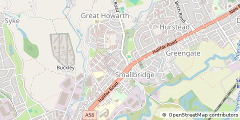 Map of Rochdale
