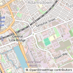 Map of Cardiff