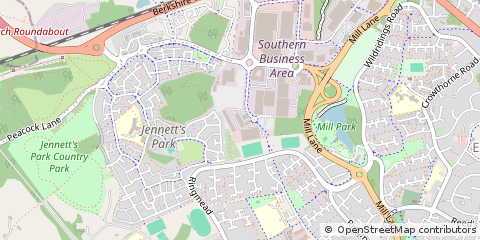 Map of Bracknell