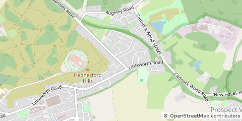 Map of Cannock