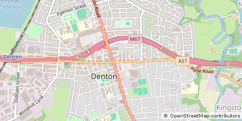 Map of Manchester, Cheshire
