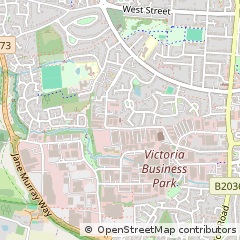 Map of Burgess Hill, West Sussex