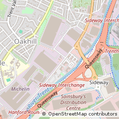 Map of Stoke-on-Trent, Staffordshire