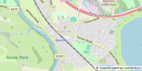 Map of Datchet, Berkshire
