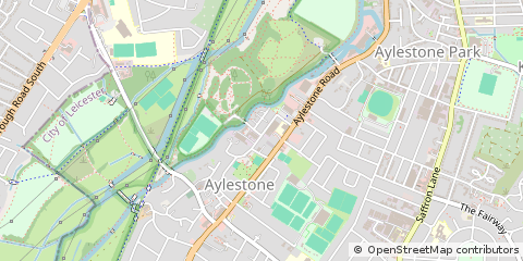 Map of Leicester