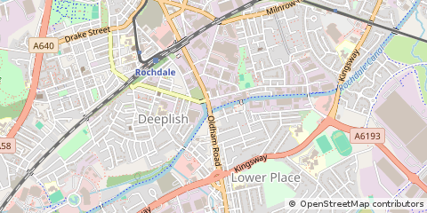 Map of Rochdale