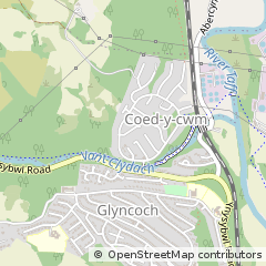 Map of Coed Y CWM