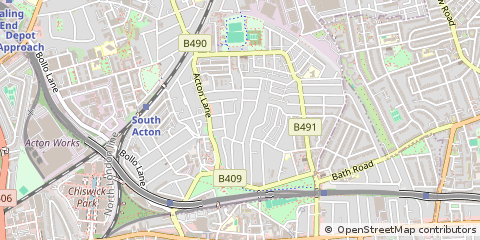 Map of Chiswick, London