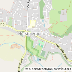 Map of Hurstpierpoint, West Sussex