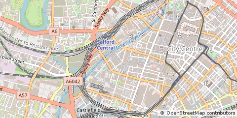 Map of Manchester