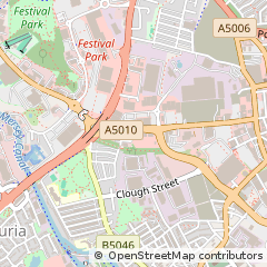 Map of Stoke-on-Trent, Staffordshire