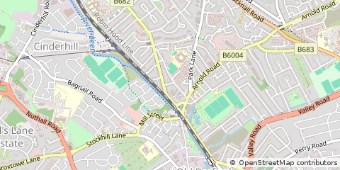 Map of Nottingham