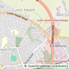Map of Widnes, Cheshire