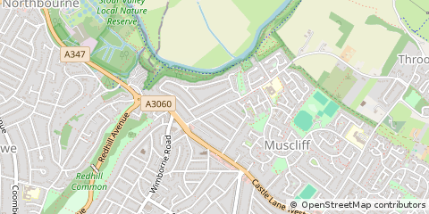 Map of Bournemouth