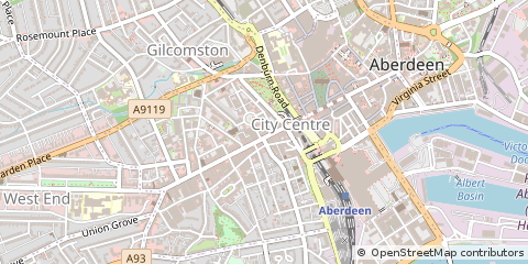 Map of Aberdeen