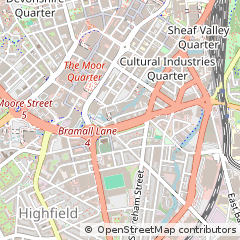 Map of Sheffield