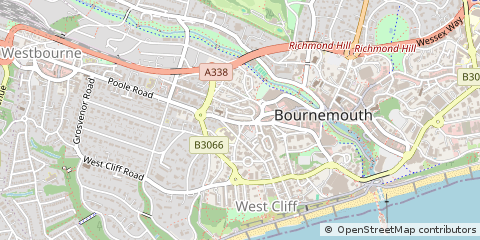 Map of Bournemouth