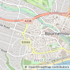 Map of Bournemouth