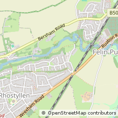 Map of Wrexham