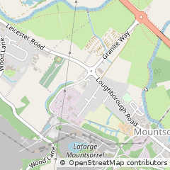 Map of Loughborough, Leicestershire