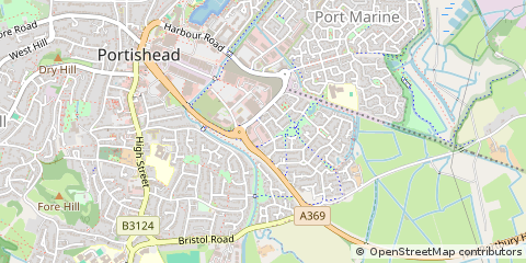 Map of Portishead, Bristol