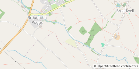 Map of Lechlade, Gloucestershire