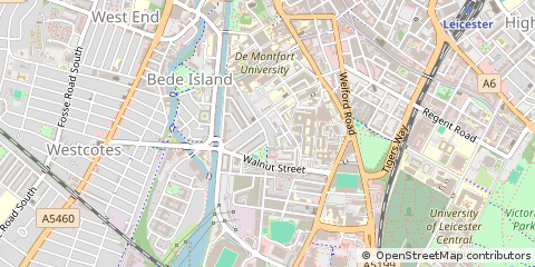 Map of Leicester