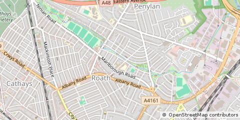 Map of Cardiff