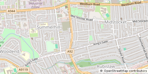 Map of Aberdeen