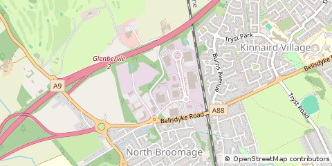 Map of Larbert, Falkirk