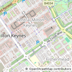 Map of Milton Keynes