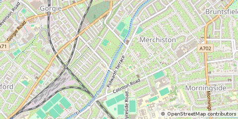 Map of Edinburgh, City of Edinburgh