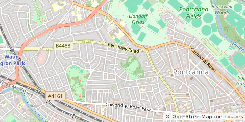 Map of South Glamorgan