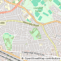 Map of South Glamorgan