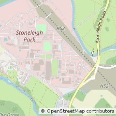 Map of Kenilworth, Warwickshire