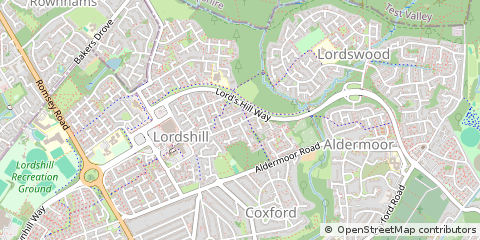 Map of Southampton