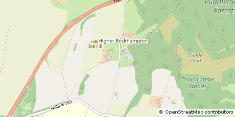 Map of Dorchester, Dorset