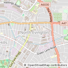 Map of Leicester