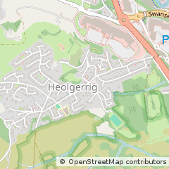 Map of Merthyr Tydfil